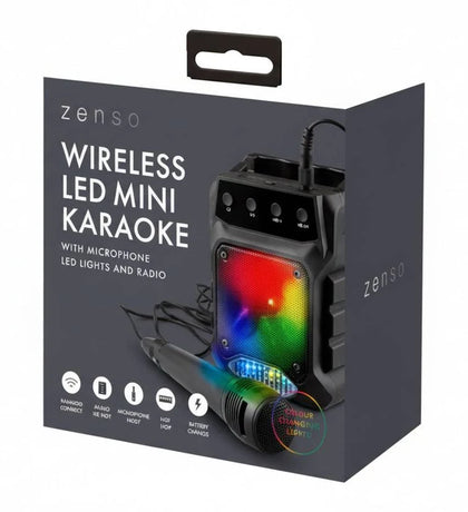 Zenso LED Mini Karaoke Radio