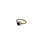 9ct Gold Sapphire and Diamond Heart Ring size P