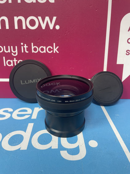 PANASONIC LUMIX WIDE CONVERSION LENS 0.8X DMW-LWZ10 UNBOXED.