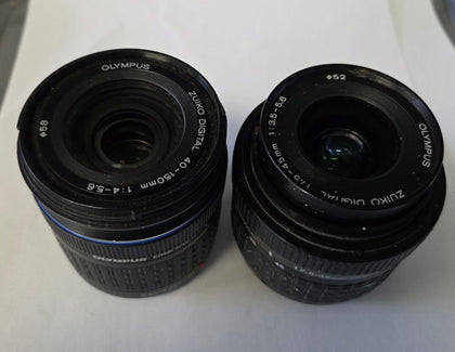 *SALE* *COLLECTION ONLY* Olympus 40-150MM F4-5.6 & 17.5-45MM Lenses