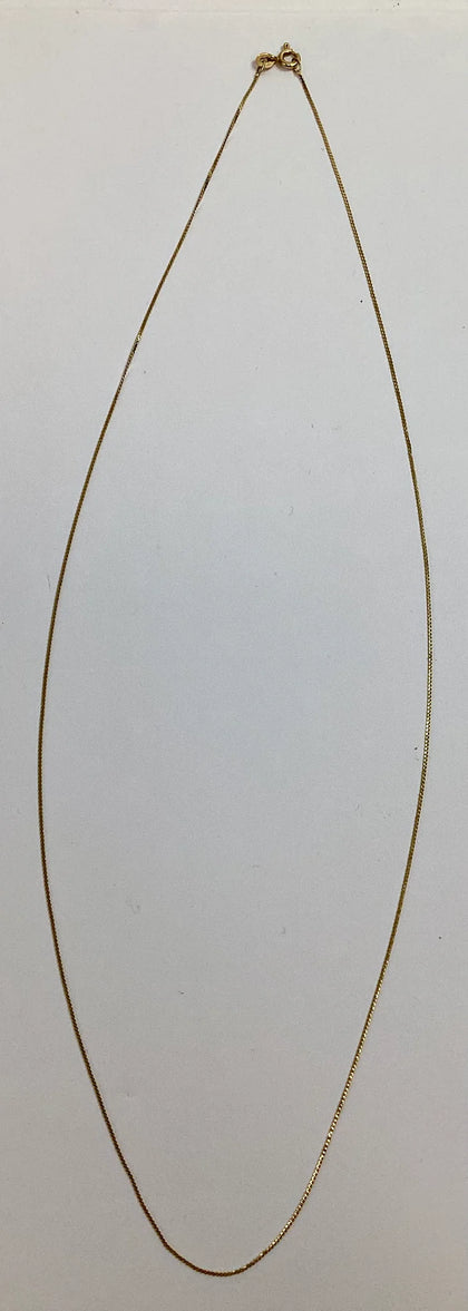 18ct yellow gold necklace 24