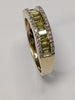 9ct gold yellow diamond ring