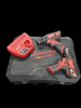 Milwaukee M18BPP2AB-402C 18V 4Ah Li-Ion Lithium Cordless Drill Red Boxed