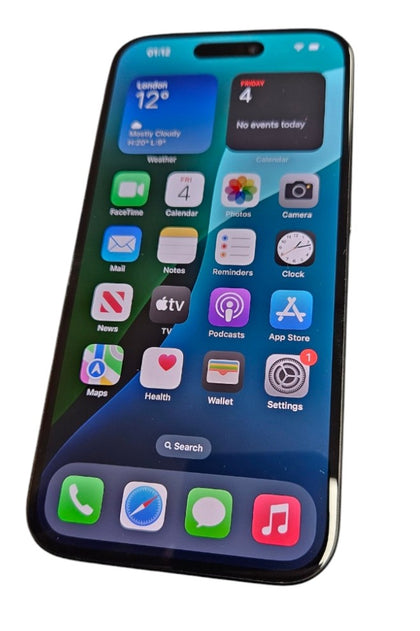 Apple iPhone 16 128gb (100% Battery Health) - Black**Unboxed**