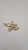 Solid 9ct Yellow Gold Prince of Wales ‘Cymru’ Three Feathers Pendant - 3.70 Grams