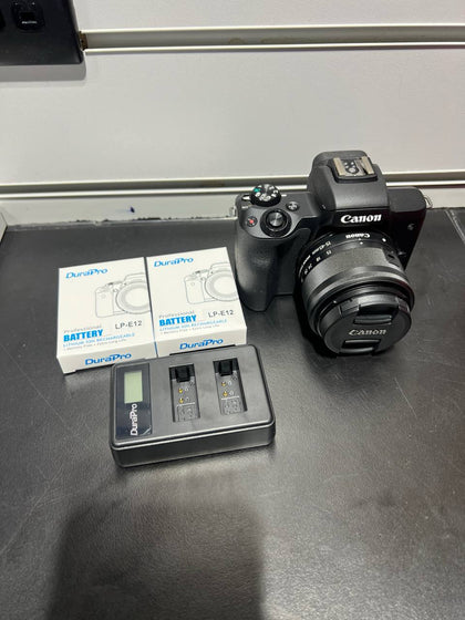 ** Sale ** Canon EOS M50 Mark II 24.1MP Mirrorless Digital Camera (EF-M 15-45mm f/3.5-6.3)