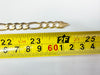 9ct yellow gold figaro chain 24"