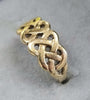 9ct Gold Celtic Knot Ring Size "O"