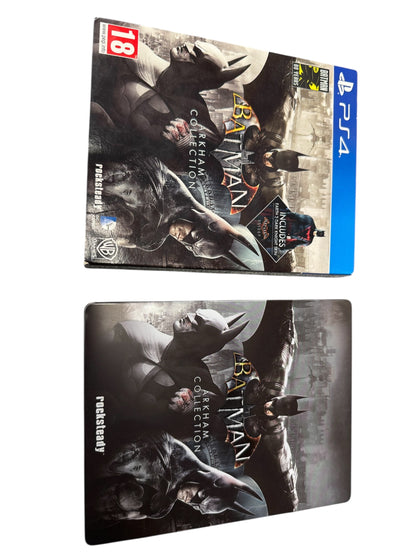 Batman Arkham Collection Steelbook Ps4. **No Arkham Knight DLC**