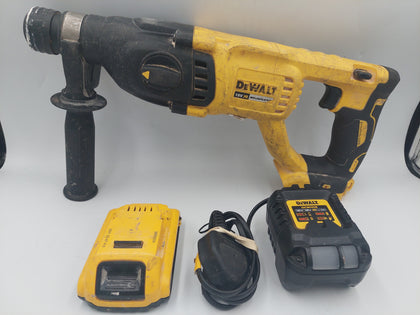 DEWALT DCH133 18v XR Brushless SDS Three Mode Hammer Drill - 2.0Ah Battery + Charger