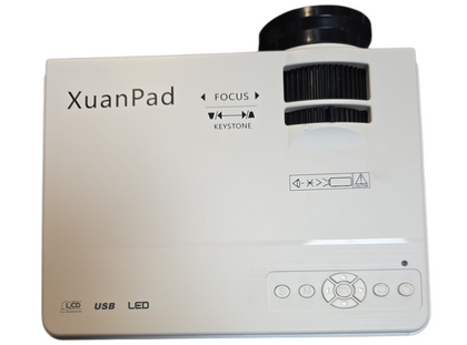 XuanPad HD Mini Projektor mit WiFi & Bluetooth (16000 lm), Projector, White
