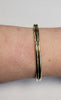 Stunning 9CT - Yellow gold Hollow Torque Bangle - 4.33g - 2.5" - Hallmarked