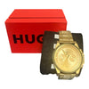 Hugo Men's Brave Gold Tone Bracelet Watch