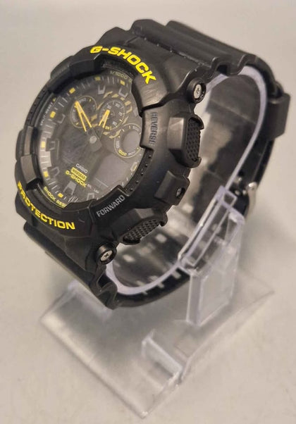CASIO GA-100CY-1AER Caution Yellow G-SHOCK World Time Alarm