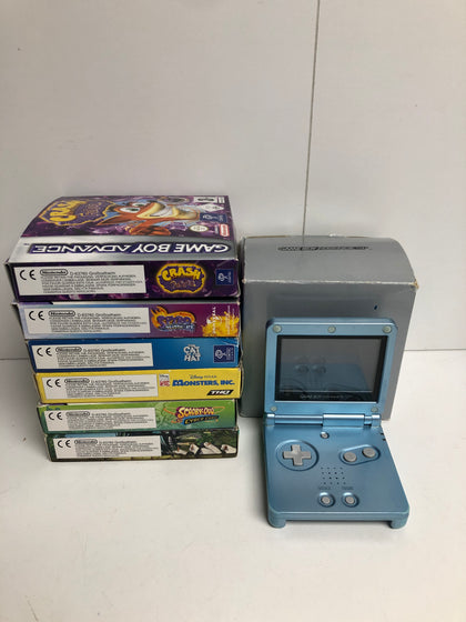 Nintendo Game Boy Advance SP With Games