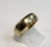 9ct Yellow Gold Band Ring - Size S - 5.66G