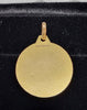 9ct Yellow Gold St Christopher Pendant - 1.79G. Hallmarked
