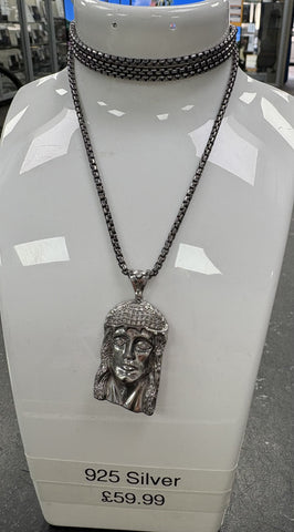 925 Silver Chain And Pendant