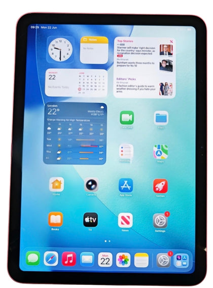 iPad A16 128GB Wifi 100% Bat **Unboxed**