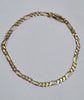 9ct Gold Figaro Bracelet 8"