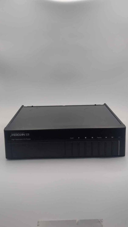 MERIDIAN 508 24 BIT HIGH RESOLUTION CD PLAYER (MISSING TOP GRILL)
