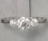 Blossom 1 Carat Lab Grown Diamond Trilogy Ring- Size Q