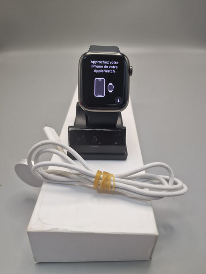 AX Watch Series 9 (Cel) Graphite Stainless Steel, 45mm, B Boxed with charge cable