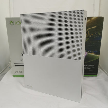 Xbox One S Console, 500GB Storage, No Controller, With Original Box and Packaging.