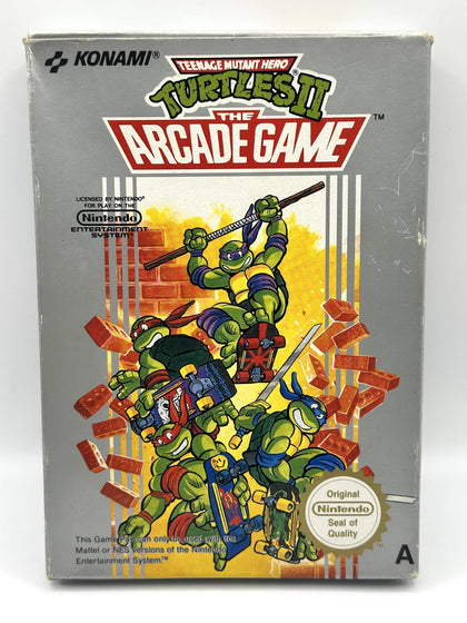 Nintendo Entertainment System Teenage Mutant Hero Turtles II The Arcade Game ** Boxed **