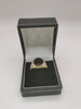 9K Gold Ring with Black Stone 3.9G Hallmarked and Tested Size W