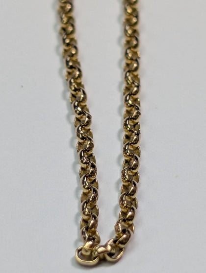 9CT GOLD BELTCHER CHAIN 20