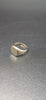 9CT Yellow Gold Flat Signet Ring - Size S - 3.62 Grams