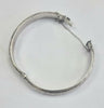 Silver Ornate Bangle