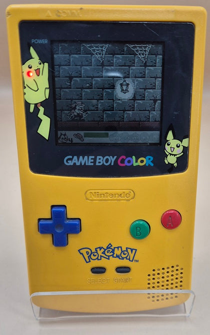 *BOOM* Game Boy Color Console, - Pikachu/Pichu Yellow - Unboxed