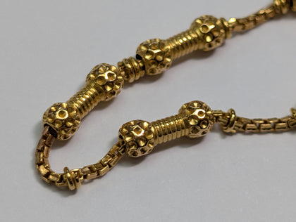 22ct Gold Dumbell Bracelet