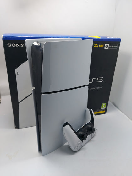 Sony PlayStation 5 Slim 1TB Console - Digital Edition - Boxed With White Controller