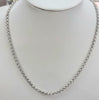Silver Rollo Belcher chain 22"