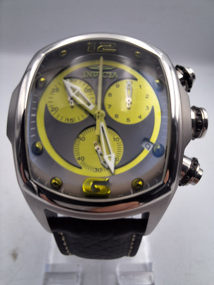 Invivta Lupah 6099 mens swiss made quartz chronograph watch with leather strap BOXED