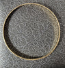 9ct Yellow Gold Pattern Bangle - 7.9G - 2.5" Diameter