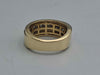 18ct Yellow Gold Ladies Ring with Double Row of CZ Stones – UK Size N – 10.96g