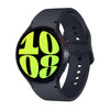 Samsung Galaxy Watch 6 20 mm, Black Silicone with spare Strap, Green Silicone 20mm