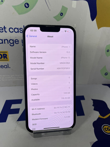 iPhone 13 128GB Green 84%BH