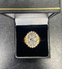 22ct Gold Ladies C/Z Ring (Size Q), 10.0g