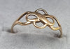 9ct Gold Ring Size P1/2