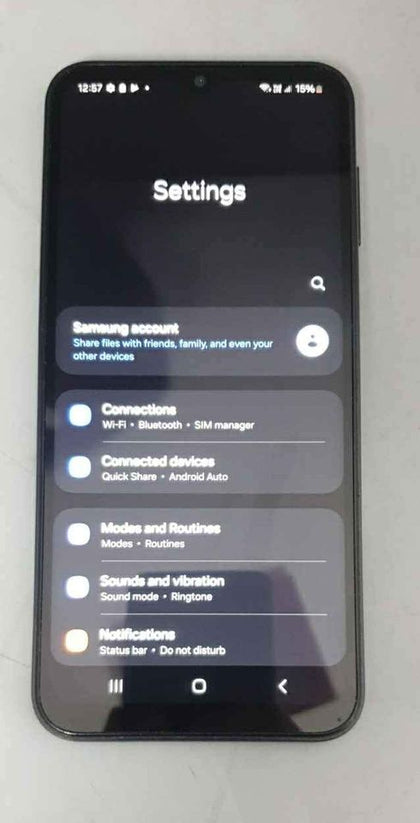 Samsung Galaxy A14 dual sim, 64GB **bend in phone**.