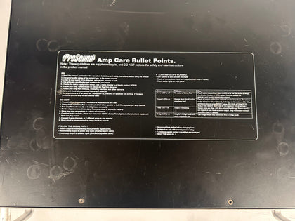 Pro Sound 1600 Amplifier