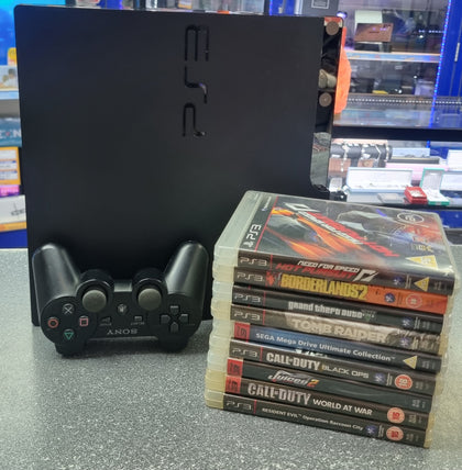 Sony PlayStation 3 Slim Console 320gb with Games