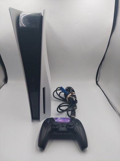 Playstation 5 Console, 825GB, White, Unboxed with Black Controller *DEAL*