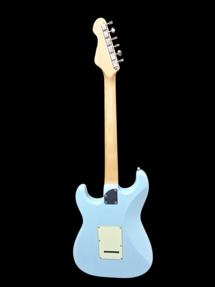 Vintage V8 ReIssued Electric Guitar Laguna Blue unboxed