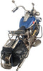 Motorcycle 35cm blue and white